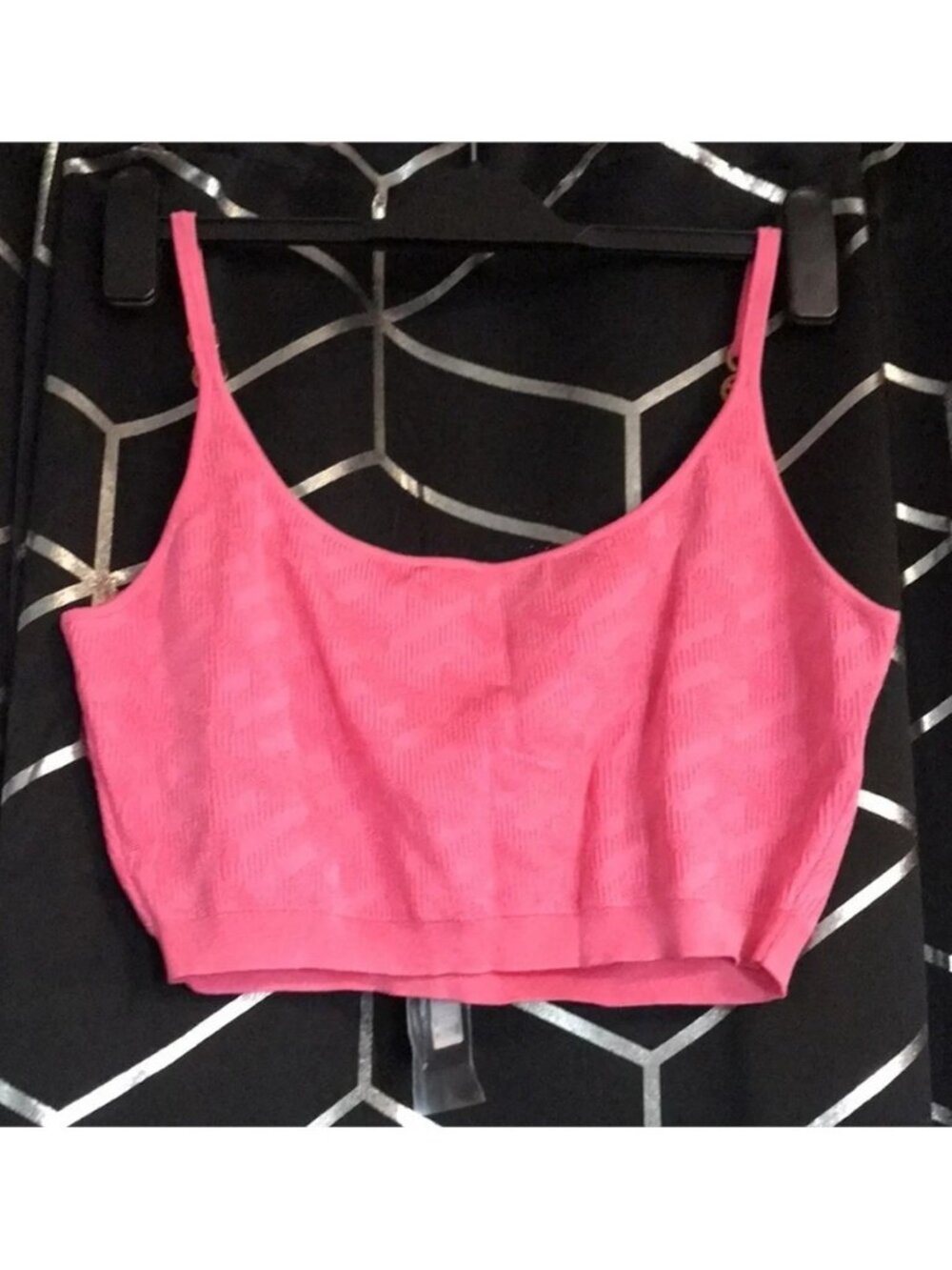 Versace Pink Crop Top 46 - Picture 5 of 7